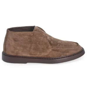 19208 beige Wildleder-Ankle-Boot